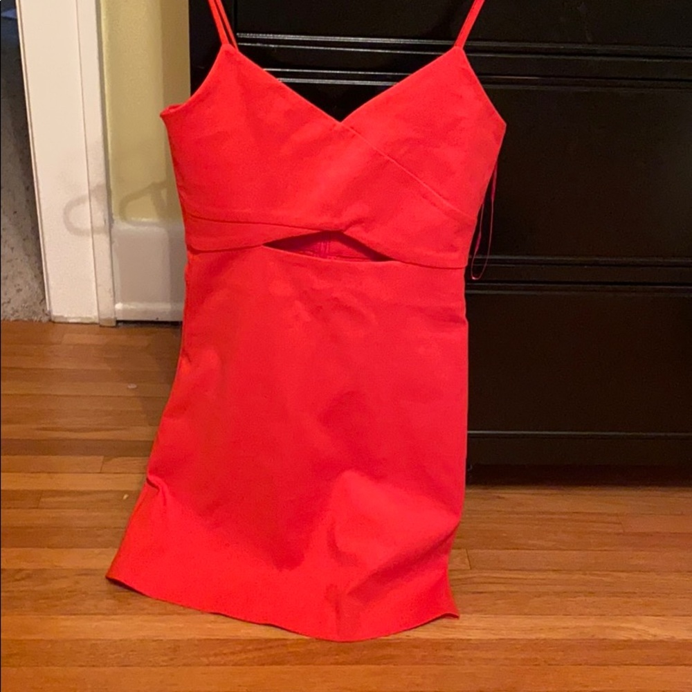Red dress